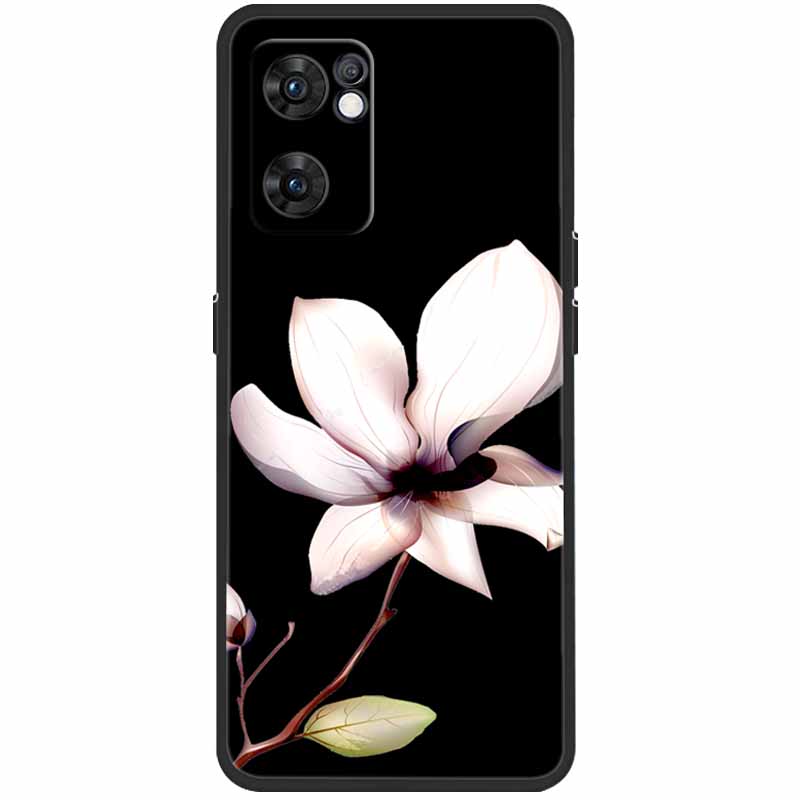 Чехол для Oppo Find X5 Lite Чехол-Кот Мягкий Силикон ТПУ Задние Чехлы для Oppo Find X5 Lite 5G Чехол CPH2371 Ударопрочный Coque Fundas