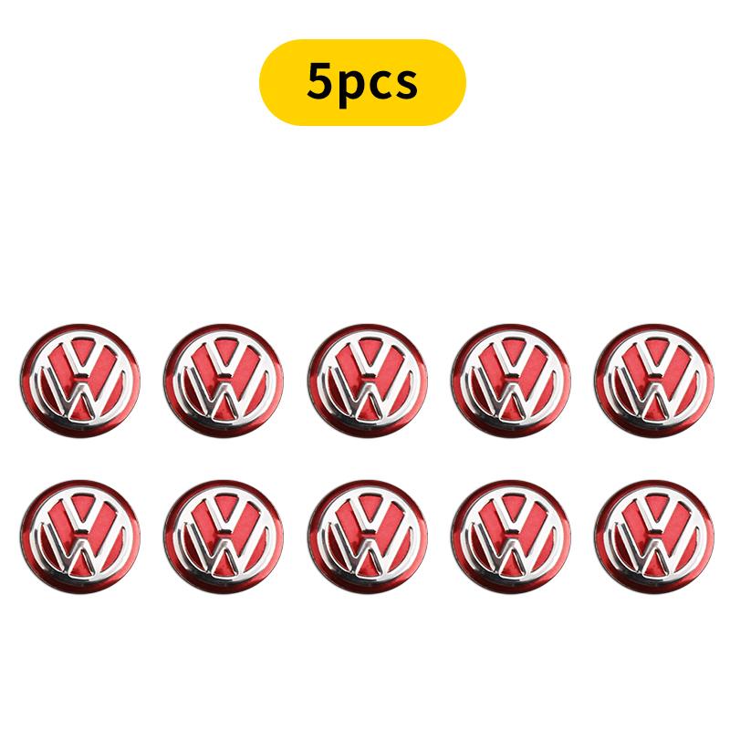 For VW 14mm Car Key Badge Emblems Replacement Car Key Stickers For Volkswagen VW Polo Passat B5 B6 B7 T4 T5 Golf 4 5 6 Tiguan Jetta GTI zs3