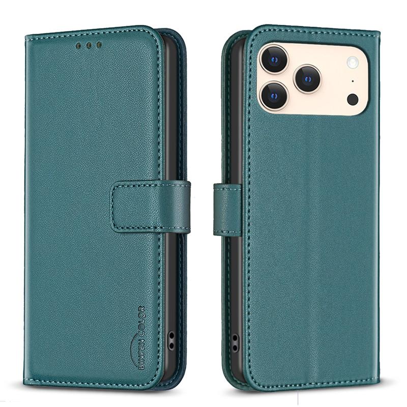 Кожаный чехол-книжка для iPhone Air 17 16E 16 14 15 Plus iPhone17 Pro Max SE4 Чехлы Магнитные слоты для карт Чехол-накладка для телефона