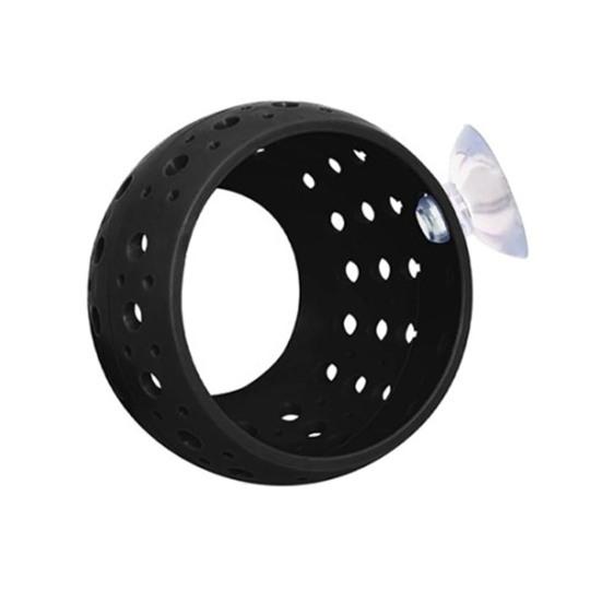 Betta Fish Tunnel Toy Aquarium Fish Hideout with Suction Cup Small Fish Hiding Resting Shelter Shrimp Cave for Fish Tank Decor