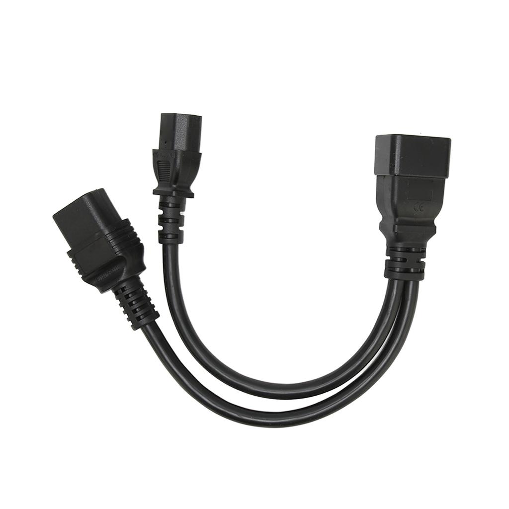 Кабель питания IEC320 C19 IEC320 C13 - IEC320 C20 Профессиональный стандартный Y-образный разветвитель для компьютера
