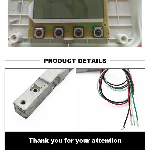 20Kg 44lb Aluminium Alloy Load Cell YZC-133 for Home Kitchen Electronic Scale