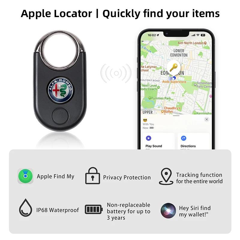 Автомобильные наклейки Для Alfa Romeo GPS-трекер Для отслеживания телефона Работает с Google Find My Bluetooth-локатор Искатель Глобальное позиционирование A