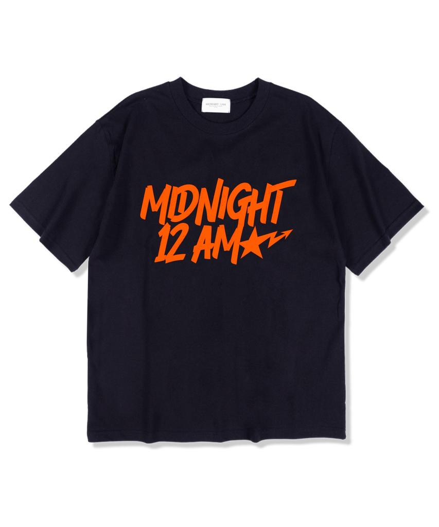 MIDNIGHT12AM Starpointer Short Sleeve T-Shirt Navy
