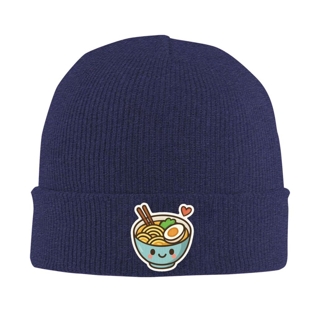 Kawaii RaUnisex Bowl Warm Knitted Cap Winter Knit Bonnet Hat Skullies Beanies Hip Hop Caps for Unisex