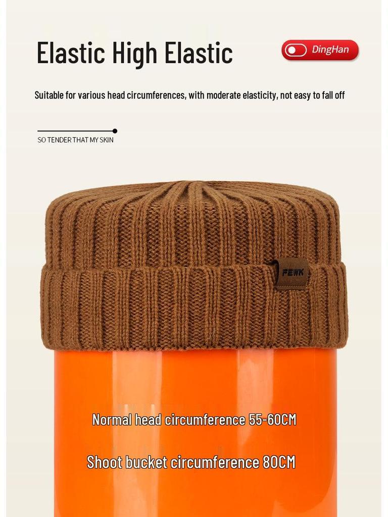 FEWK Зимний очень длинный шарф и шапка - Унисекс Флисовая подкладка Защита от холода Теплая вязка