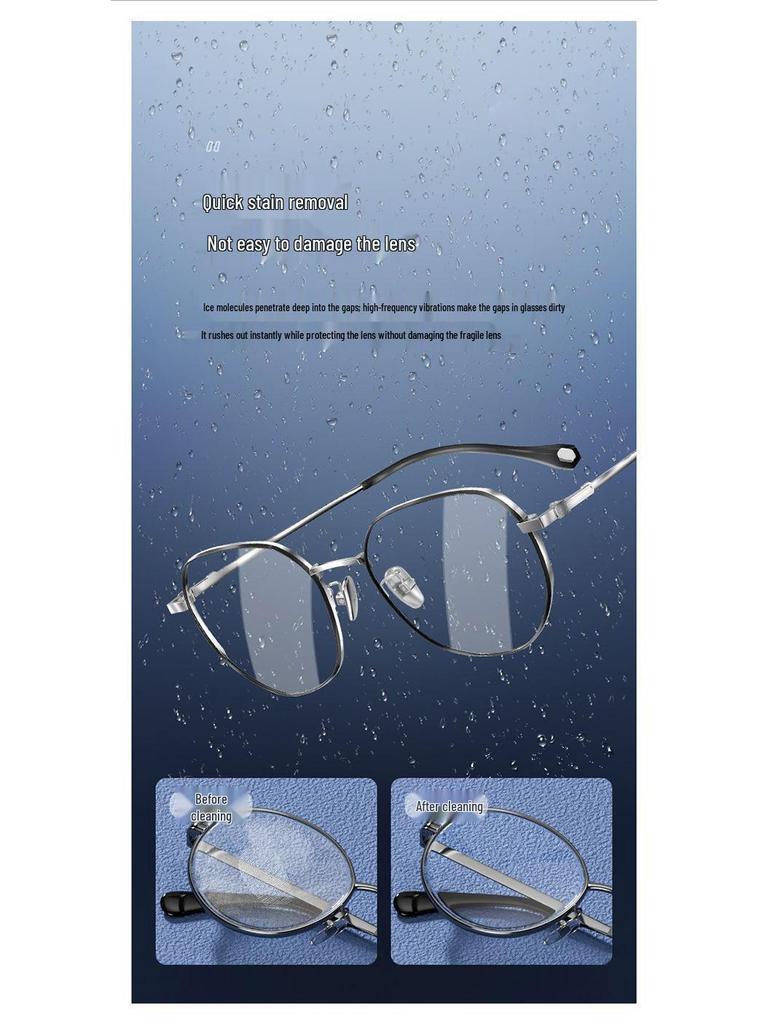 Портативная ультразвуковая мойка для очков и ювелирных изделий - Автоматическая, Мини, для домашнего использования