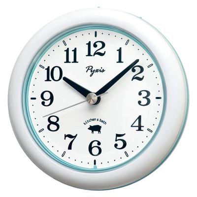 Часы Seiko Настенные часы Настольные часы Комбинированные Кухонные Часы для ванной комнаты Аналоговые Водонепроницаемые NA613W 123 x 122 x 48 мм &