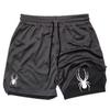 Muay Thai Kick Boxing MMA Shorts Spider Men Women Unisex Casual Sportswear Double Layer Quick Dry Breathable Training Sport Gym Fitness Workout