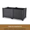Extra Large Multi-layer Rectangular Planting Box for Home Balcony - Ideal for Fruits, Vegetables, and Flowers