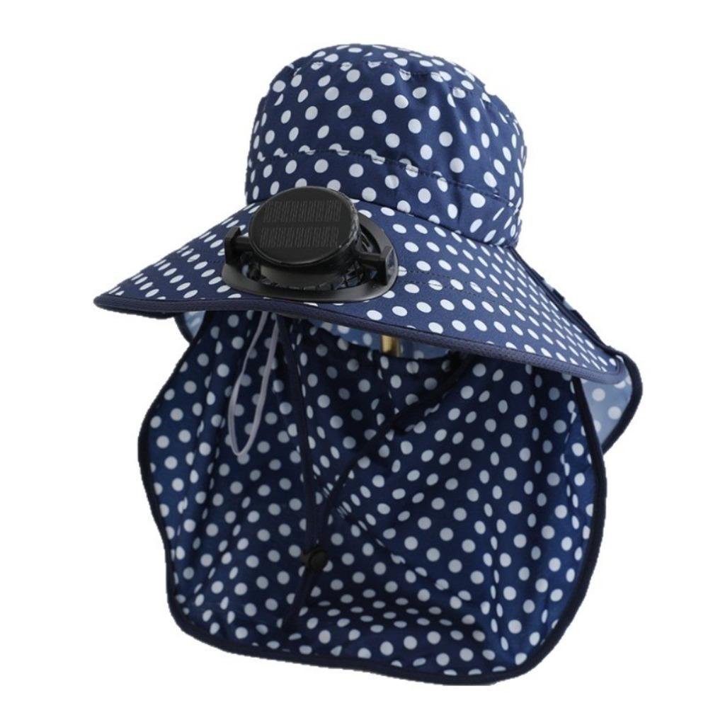 USB Charging Sun Cap Anti-UV Cooling Fan Hat Sunscreen Cap Fisherman Hat Summer Season