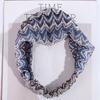 Hollow Wave Mesh Headband Colorful Wide Side Head Wrap Personality Lace Hairbands  Party