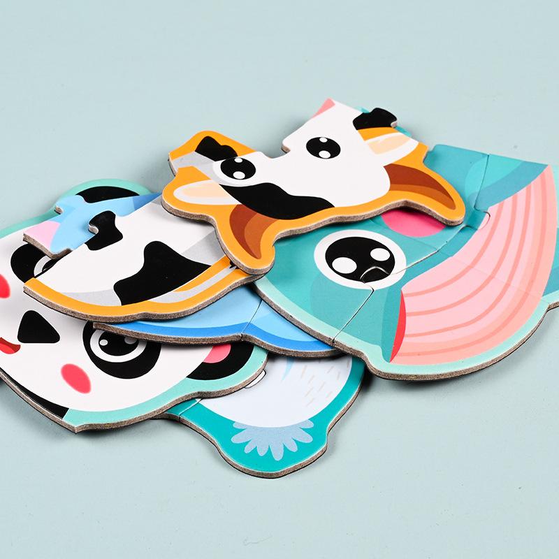 Wooden Children'S Early Education Educational, Magnetic Stickers, Music-Themed Puzzles, Exercise Hand-Eye Coordination, Parent-Child Interactive Toys