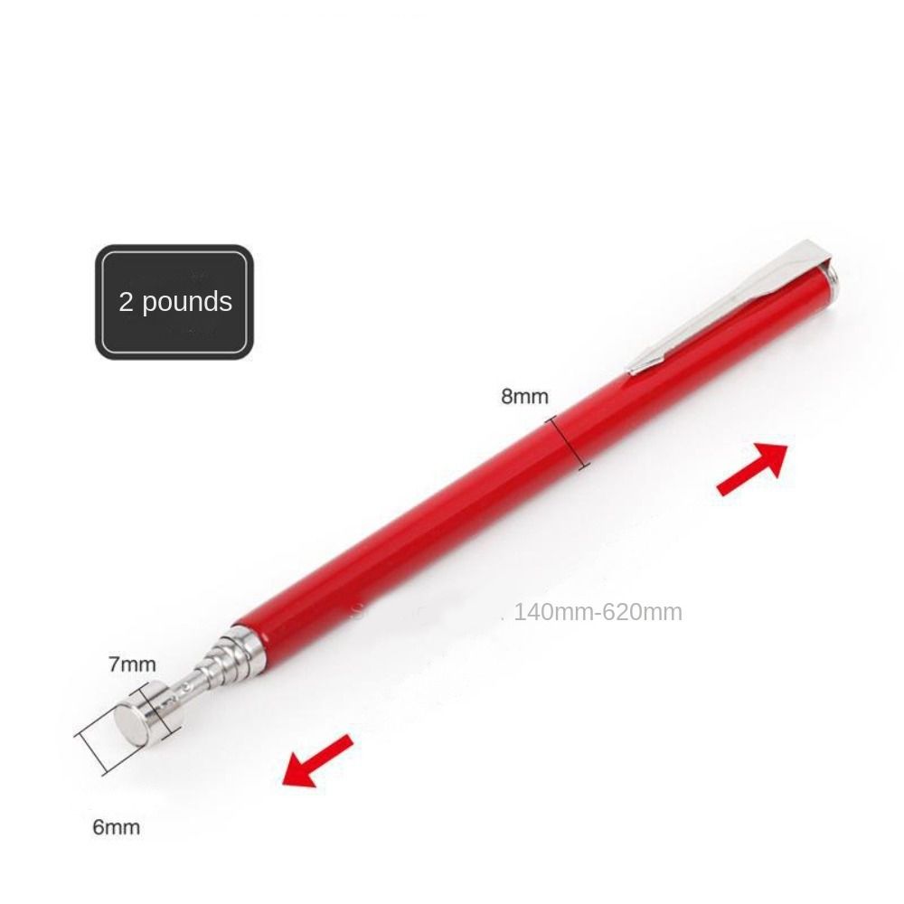 Long Reach Pen Magnet Stick Gadget Pickup Rod Stick Magnetic Pick-Up Tools Telescopic Magnetic Pen