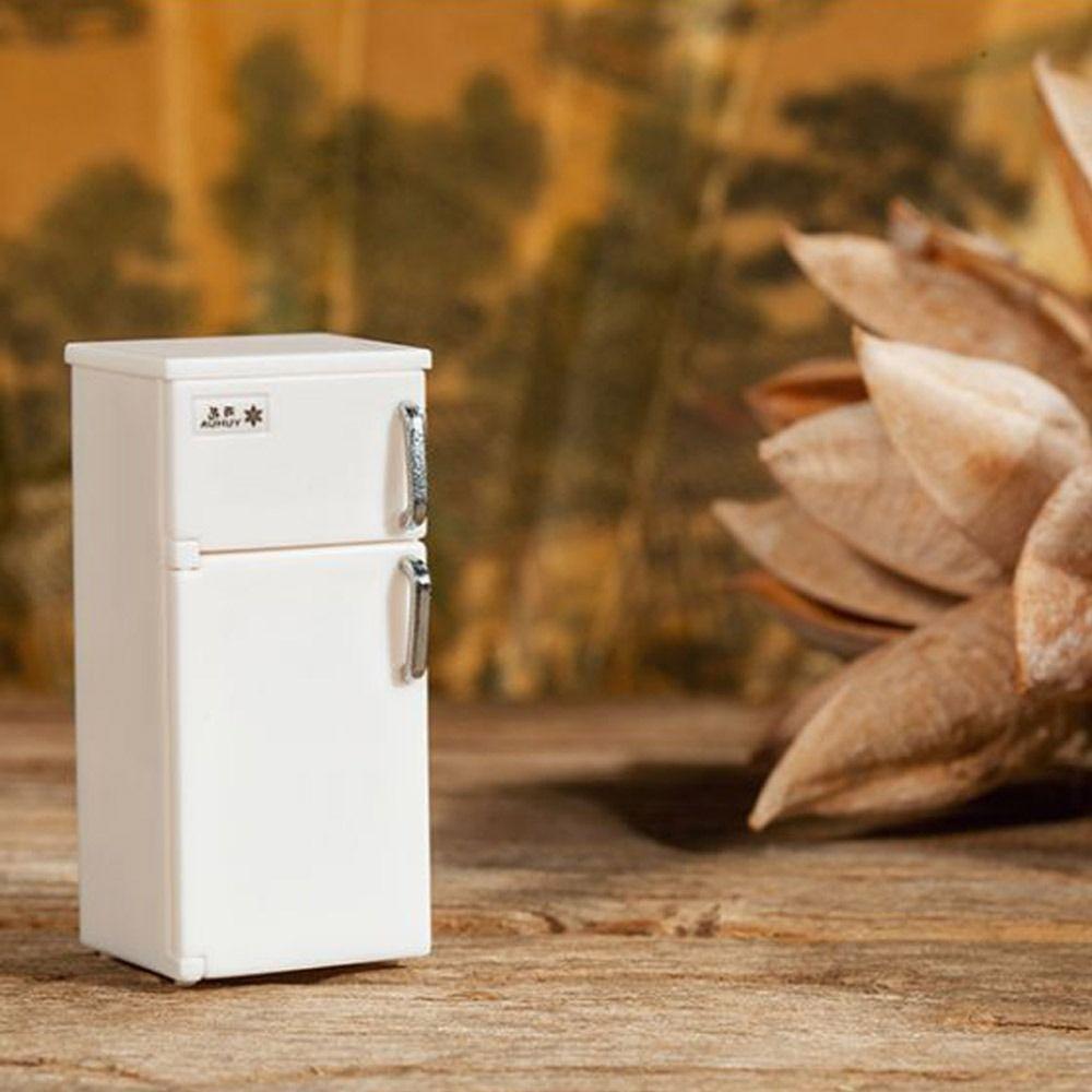 1:24 Модель холодильника Многоцветный кукольный домик Холодильник Отличный Мини Холодильник Игровая Сцена