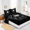 Four-Piece Mattress, Bed Sheet Printing, Dark Star And Moon Mattress, Protective Cover, Bedding