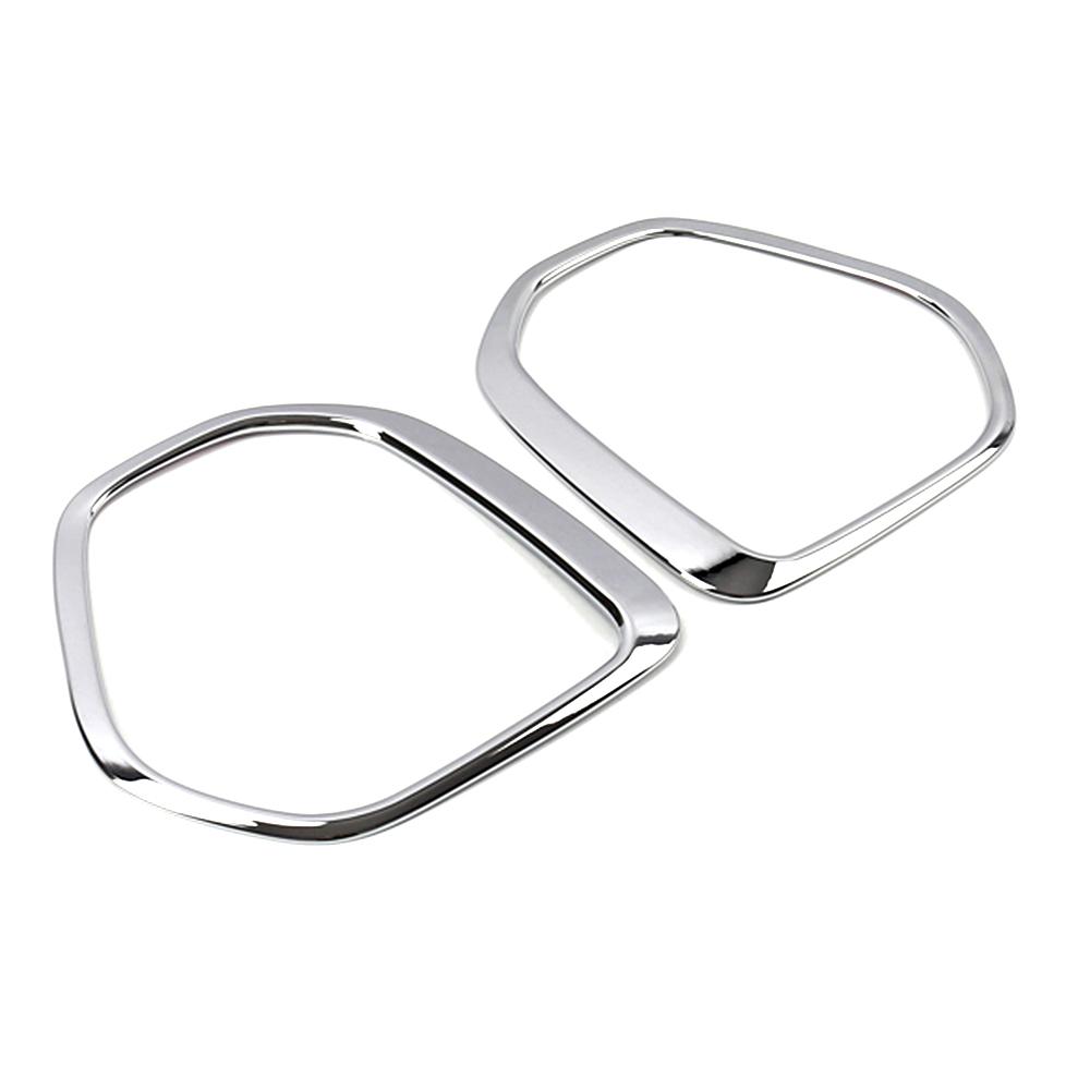 Для Kia Sportage QL 2015-Хромированная передняя противотуманная фара, задняя противотуманная фара, накладка, рамка, внешний вид из АБС-пластика