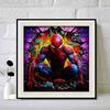 5D DIY Diamond Painting Decorative Spider-Man Full Round Drill Scenery Diamond Embroidery Cross Stitch Kits Home Decor Gift