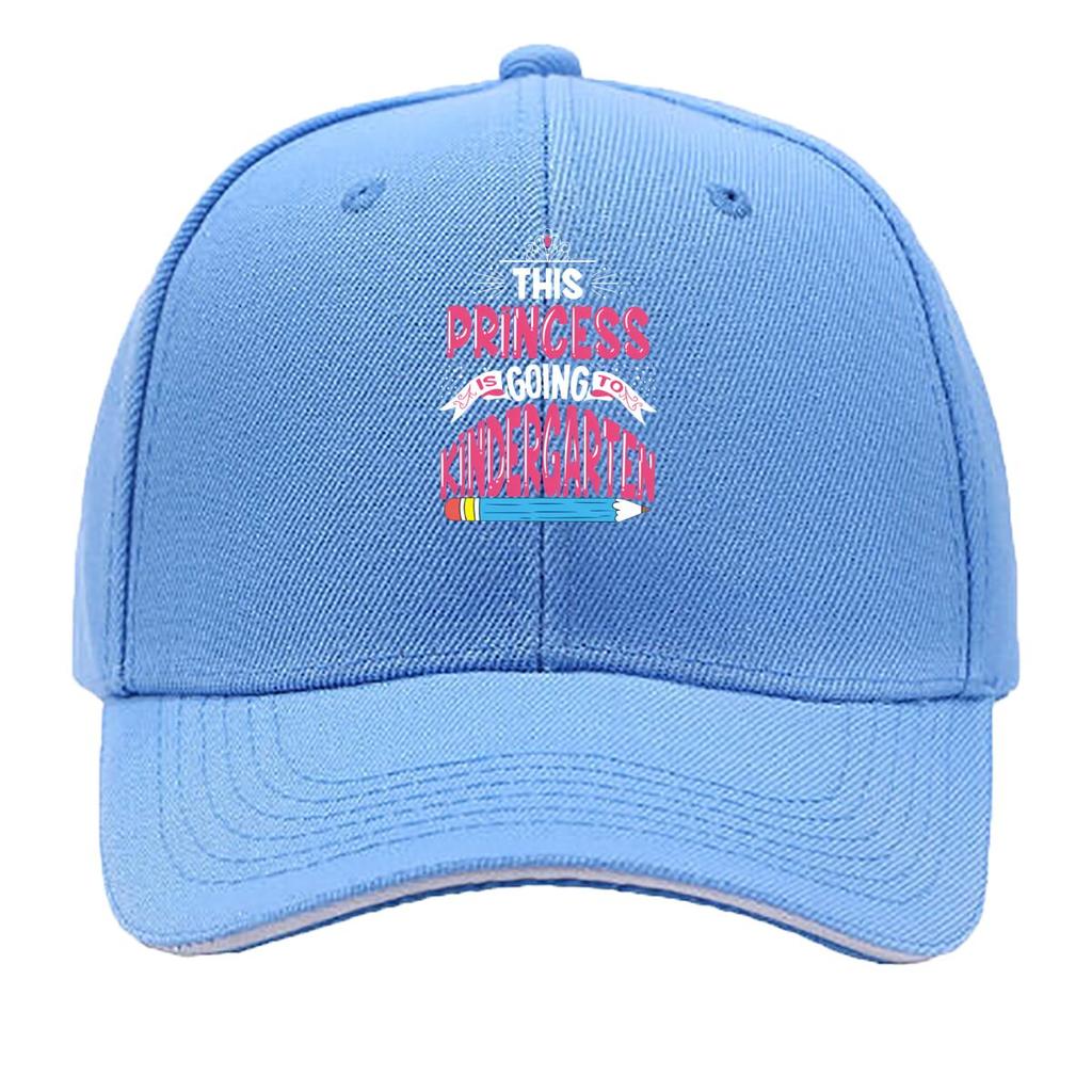 Princess Is Going To Kindergarten Pencil Sandwich Baseball Cap Unisex Women Sun Cap Outdoor Workouts Hat