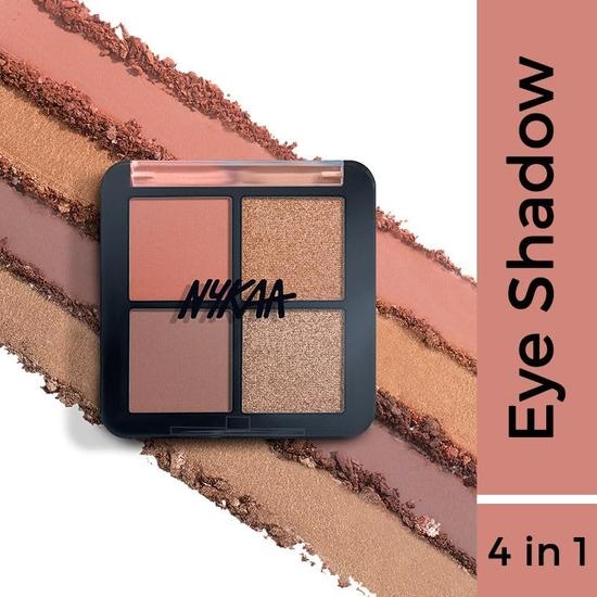 Nykaa Cosmetics Взгляд на меня! Палетка теней для век 4 в 1 - От работы к игре