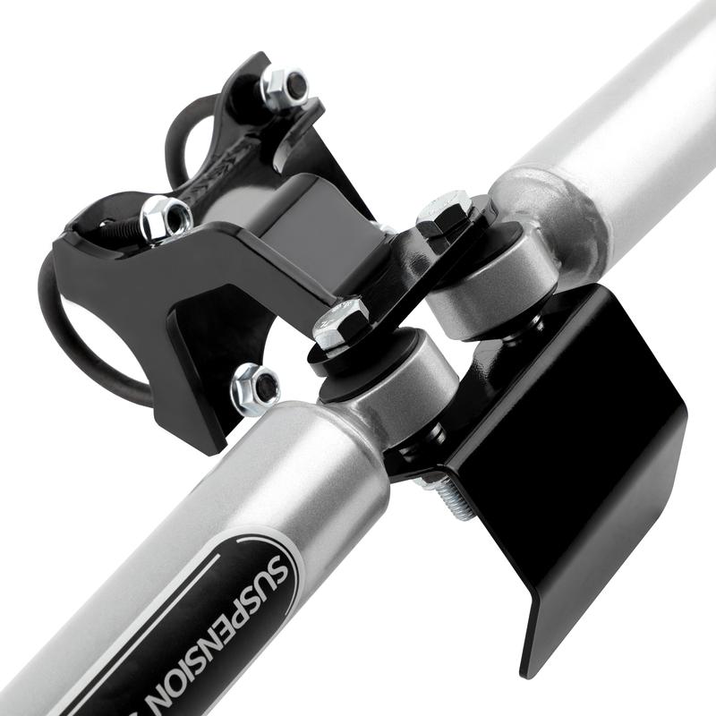 Dual Steering Stabilizer Damper Kit 2''-6'' LIFTs for Jeep Wrangler JK 2007-2017