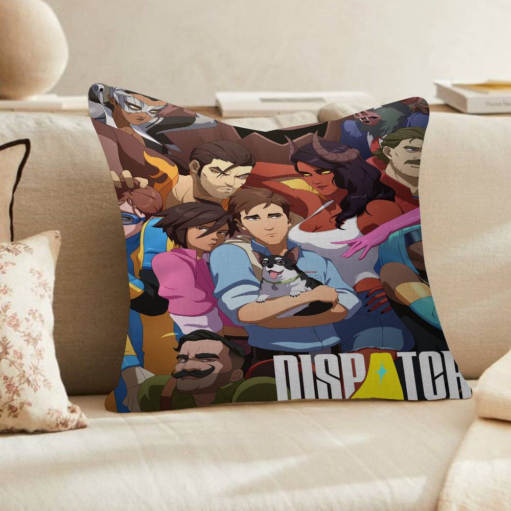 Cool Hot Visual Novel Game DDispatchES pillow cover sofa cushion cover home room decoration children gift