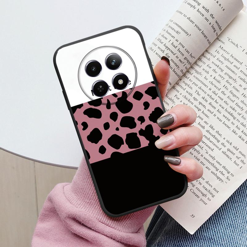 Case For Redmi 14C 4G 14R 5G A4 Note 14 Pro Poco C67 Cute Heart Flower Back Cover Soft Silicone Matte Protective Fundas Cartoon
