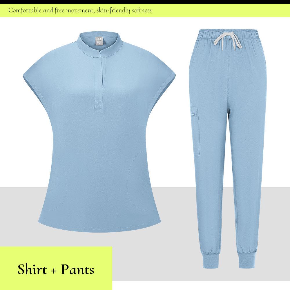 Эластичная быстросохнущая медицинская униформа для мужчин и женщин: Больничный, Стоматологический и Сестринский