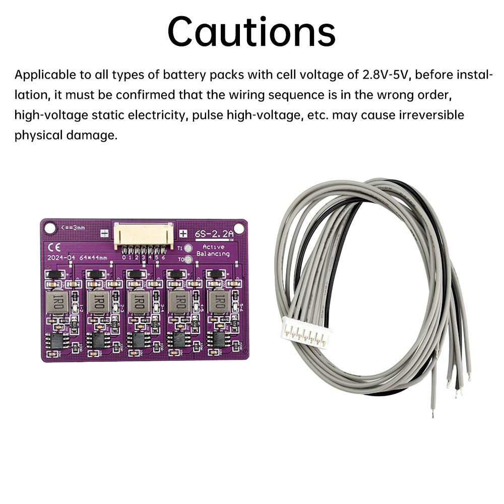 3S 4S 6S 8S 14S Capacitor Active Balancer Lithium Battery Balance Board Lifepo4 Lithium Titanate Battery Balancer 2.2A/3.1A