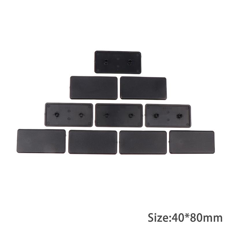 10 шт. 2020 3030 3060 4040 4080 4545 Пластиковая торцевая крышка, черная для алюминиевого профиля ЕС