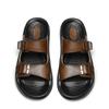 Fashion Metal Buckle Summer Men's Slippers Indoor Outdoor Half Drag Sandals Beach Comfortable Soft Slides Casual Shoes Wading Aqua Shoes