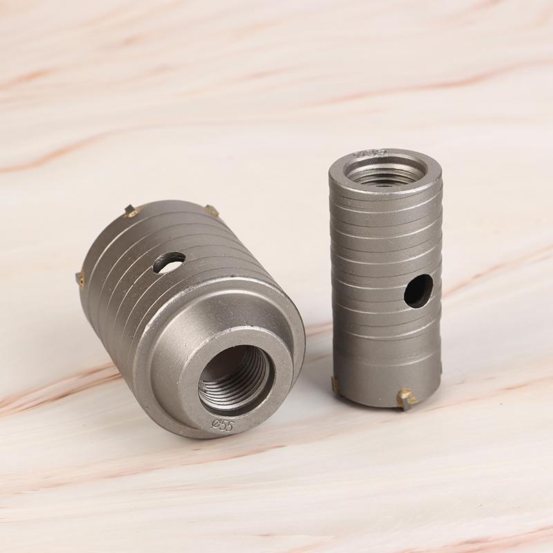 Сверлильная коронка для бетонной стены, кольцевая пила, набор сверл с валом, цементный инструмент