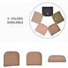 Однотонный женский кошелек Полукруглый кошелек из ПУ кожи Модный женский кошелек Картхолдер