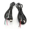 2pin 4pin Mini USB Male Jack Кабель питания 5Pin DIY Зарядка Передача данных Разъем Сварка 1m Провод ремонт 2 4 Core зарядное устройство