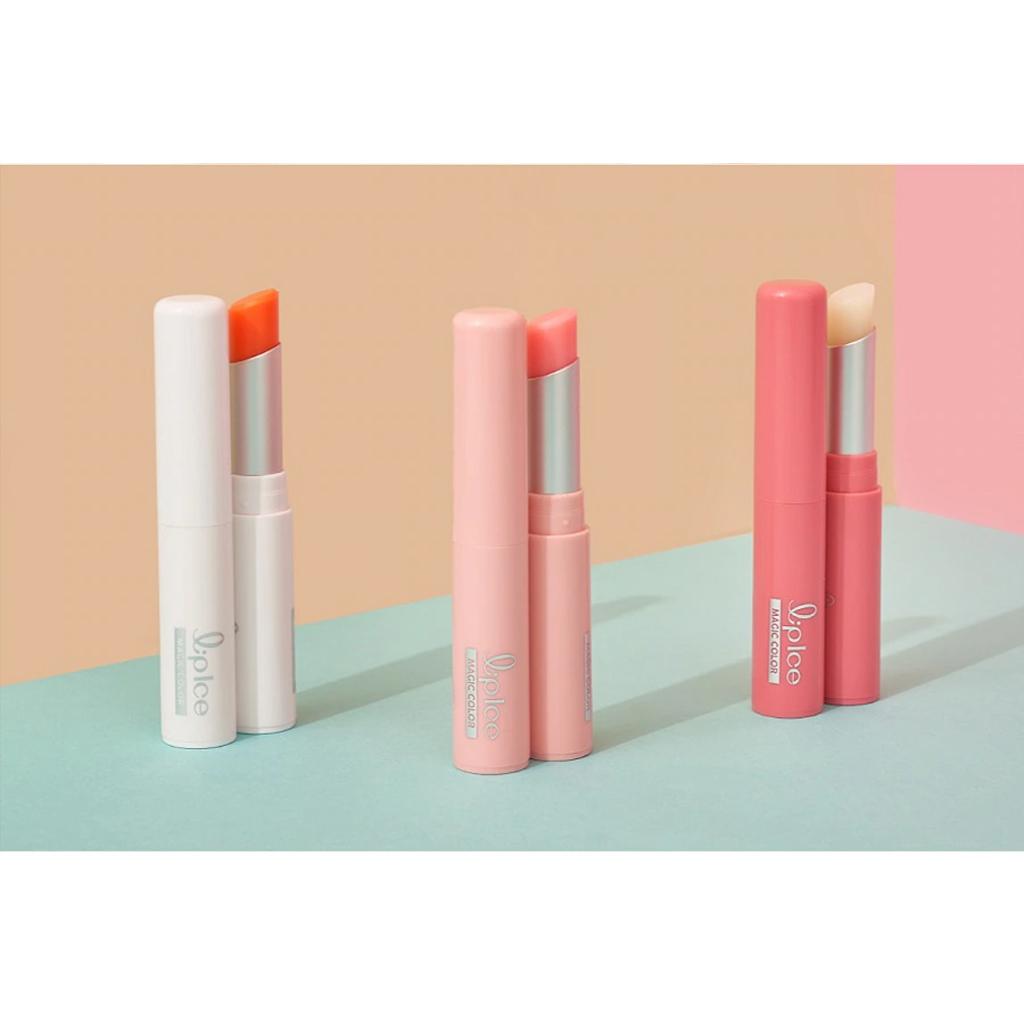 MENTHOLATUM Lip Ice Magic Color Coral Peach, смена цвета и увлажнение на 10 часов, 2 г