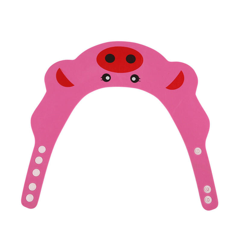 Регулируемая шапка для малышей, детская шапочка для купания, шапочка для душа, защита для волос, прямой козырек для ухода за ребенком