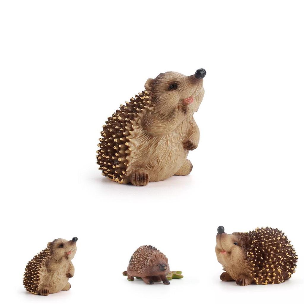 Vivid And Realistic Wild Hedgehog Model Perfect For Desktop Decoration And Play