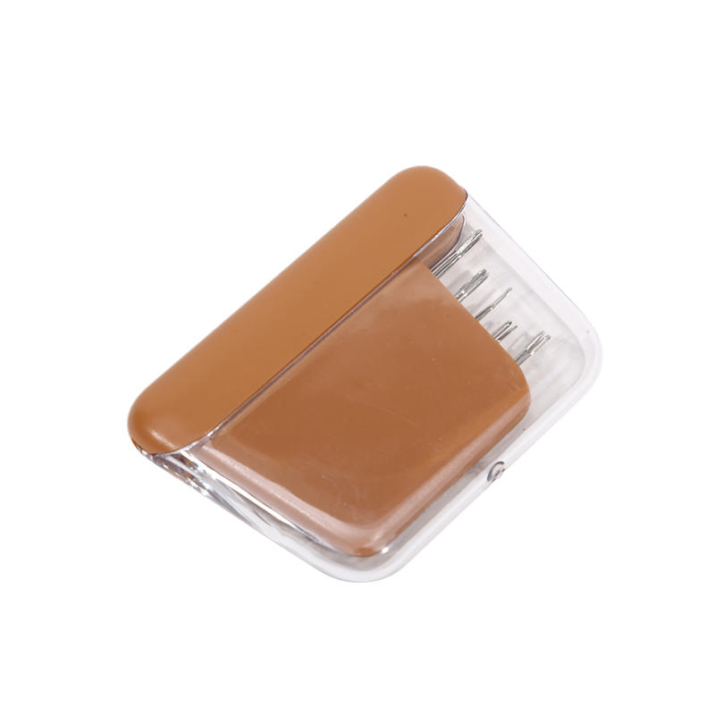 Morandi Color Simple Магнитная игольница Портативная бытовая нержавеющая сталь для хранения игл для вышивки Чехол для игл с защитой от потери