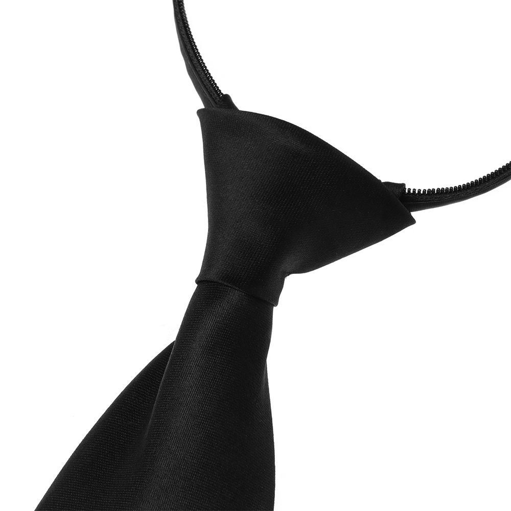 Шелковые Накладные Черные Галстуки Узкий Воротник Галстук Галстук