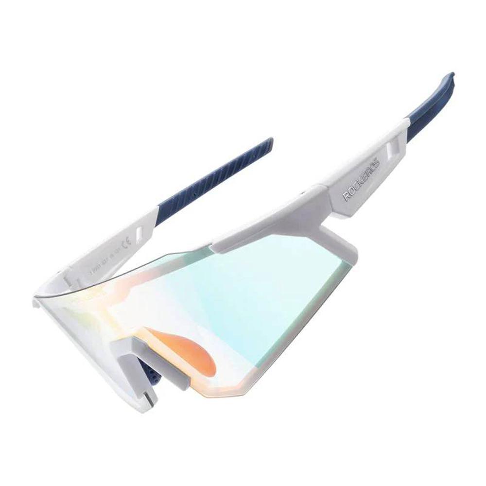 Polarized cycling glasses with UV 400 filter, white