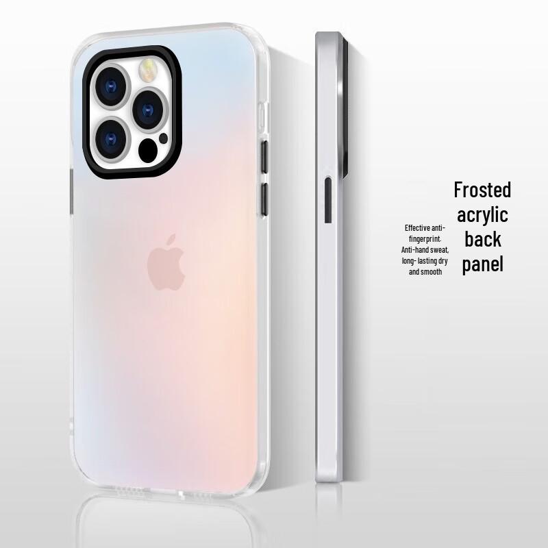 Матовый лазерный градиентный чехол Baozou для iPhone