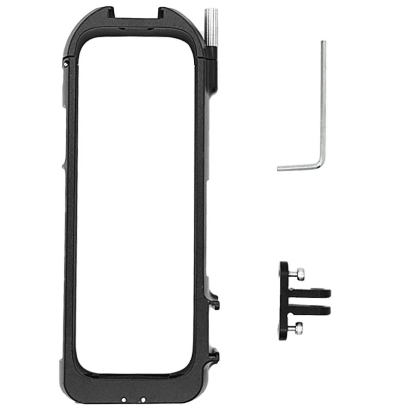 Camera Cage Cold Shoe Mount for X4 Camera Secure Metal Frame Case Camera Cage Photography Accessory for Outdoor Use