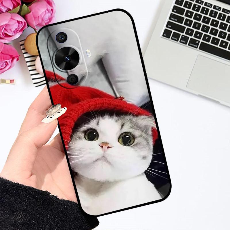 Чехол для Huawei Nova 12S Nova12S Милый Мультяшный Чехол Мягкий Силиконовый Чехол для Телефона Для Huawei Nova 12S Бампер Астронавт Раскрашенные Чехлы