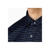 Emporio Armani Рубашка с длинным рукавом и принтом из букв на бархате Мужские рубашки Джинсово-синий 3D1CD3-1DKAZ-F916