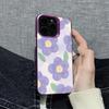 Blue Flowers Case For Iphone 16 Pro Cover For Iphone 15 14 13 12 11 Pro Max Cover Funda Bumber Coque 16 Pro 16E Case