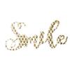 Sticker - Smile In Sequins Or 120 - Main Color White - Unisex - For Child