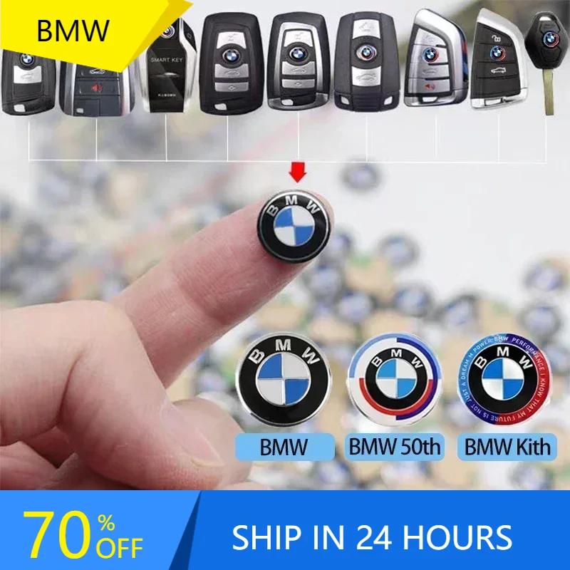 X6 X7 2025 Новый Для BMW M X3 X5 X6 11/14 мм Алюминиевый Логотип Автомобиля Наклейка Эмблема Для Брелока Дистанционного Управления BMW Ограниченная Серия F30 F10 E90 E34 E