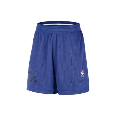 Дышащие спортивные шорты с принтом логотипа Dallas Mavericks, мужские шорты синего цвета DX9704-480