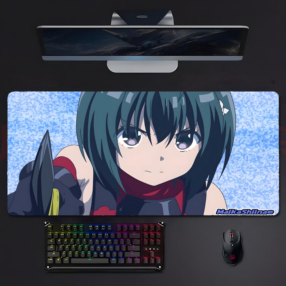 Cute Fun Anim BBofuri I Dont Want To Get Hurt Mouse Pad Mousepad Large Gaming Lockedge Thickened Pc Table Desk Mat