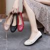 Women Classic Light Weight Round Toe Rubber High Quality Slip On Flat Loafers Lady Casual Hotel Office & Work Shoes